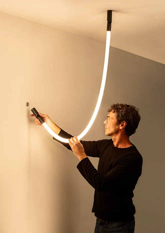modulární designový systém arco venkovní modulární led svítidlo