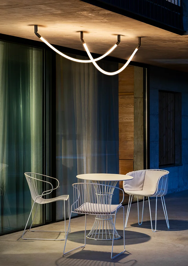 modulární designový systém arco venkovní modulární led svítidlo